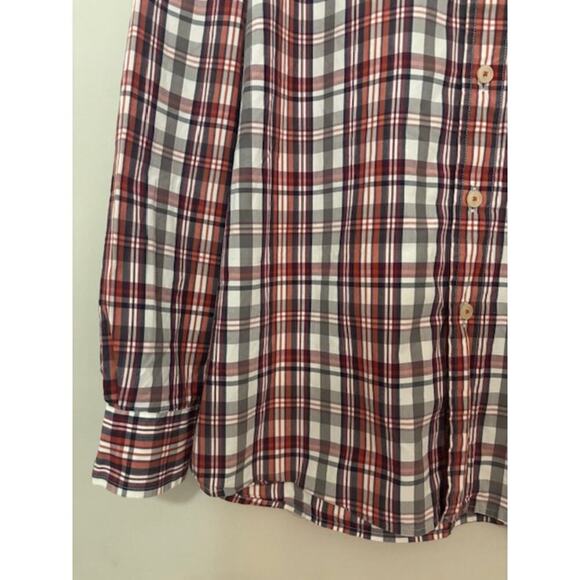 Orvis Button Down Shirt Casual Long Sleeve Plaid XL Active Fit - Picture 6 of 6